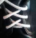 White Bootlaces For  20 Hole Boots.